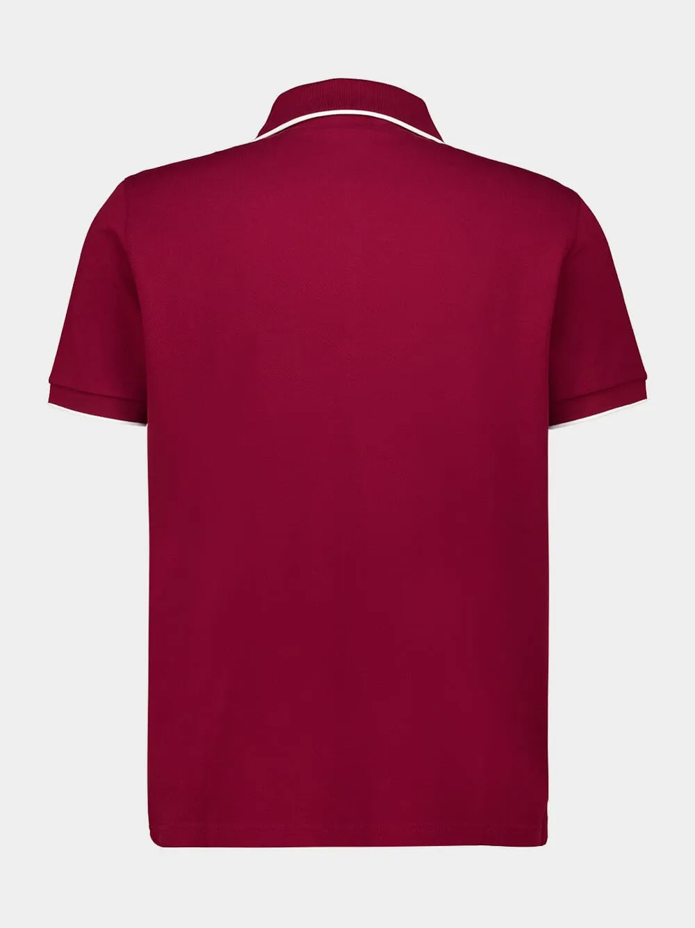 Bordeaux Cassandre Cotton Piqué Polo sold by Fashion Clinic product image thumbnail 2