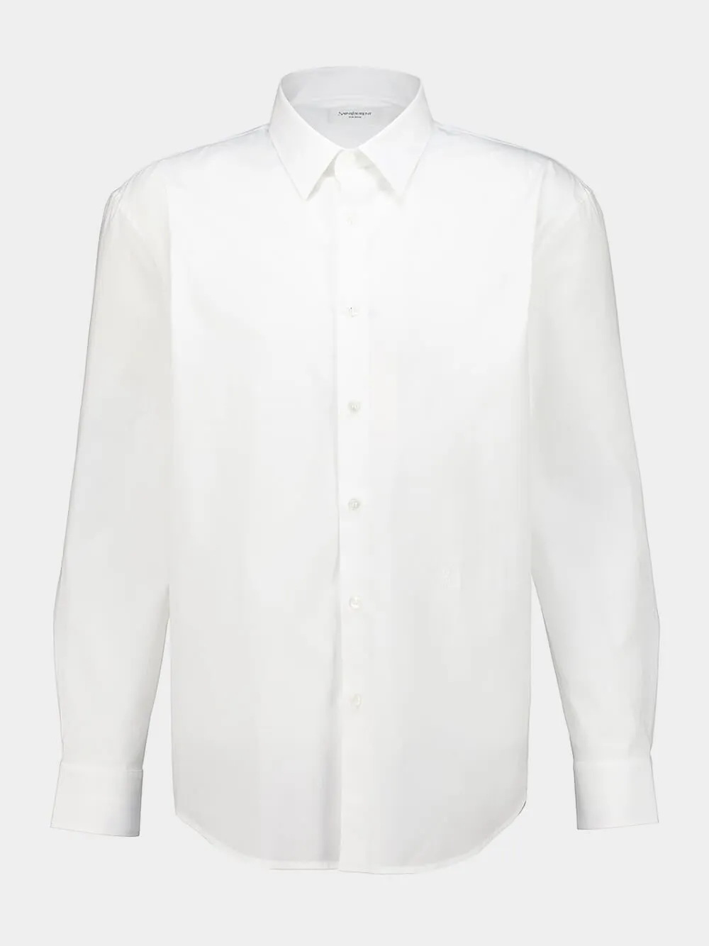 White Oversized Cotton Poplin Shirt sold by Fashion Clinic