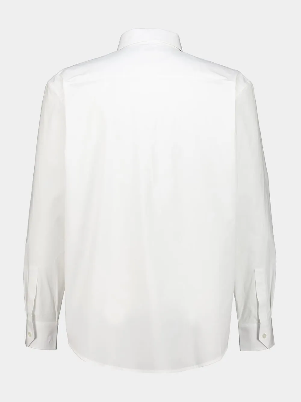White Oversized Cotton Poplin Shirt sold by Fashion Clinic product image thumbnail 2