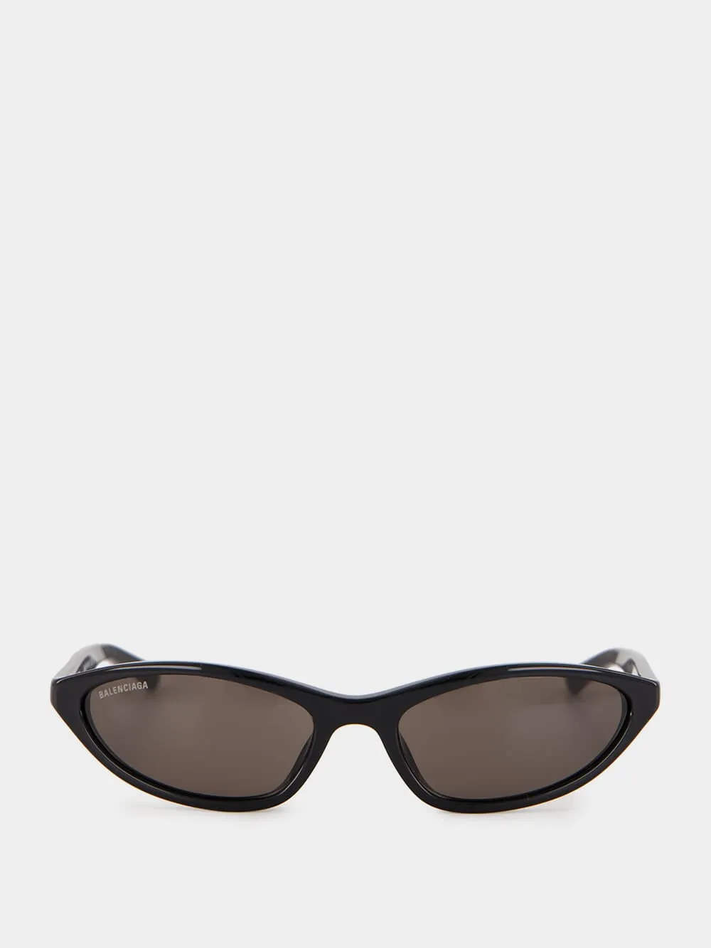 Black Neo Oval 2.0 Sunglasses sold by Fashion Clinic