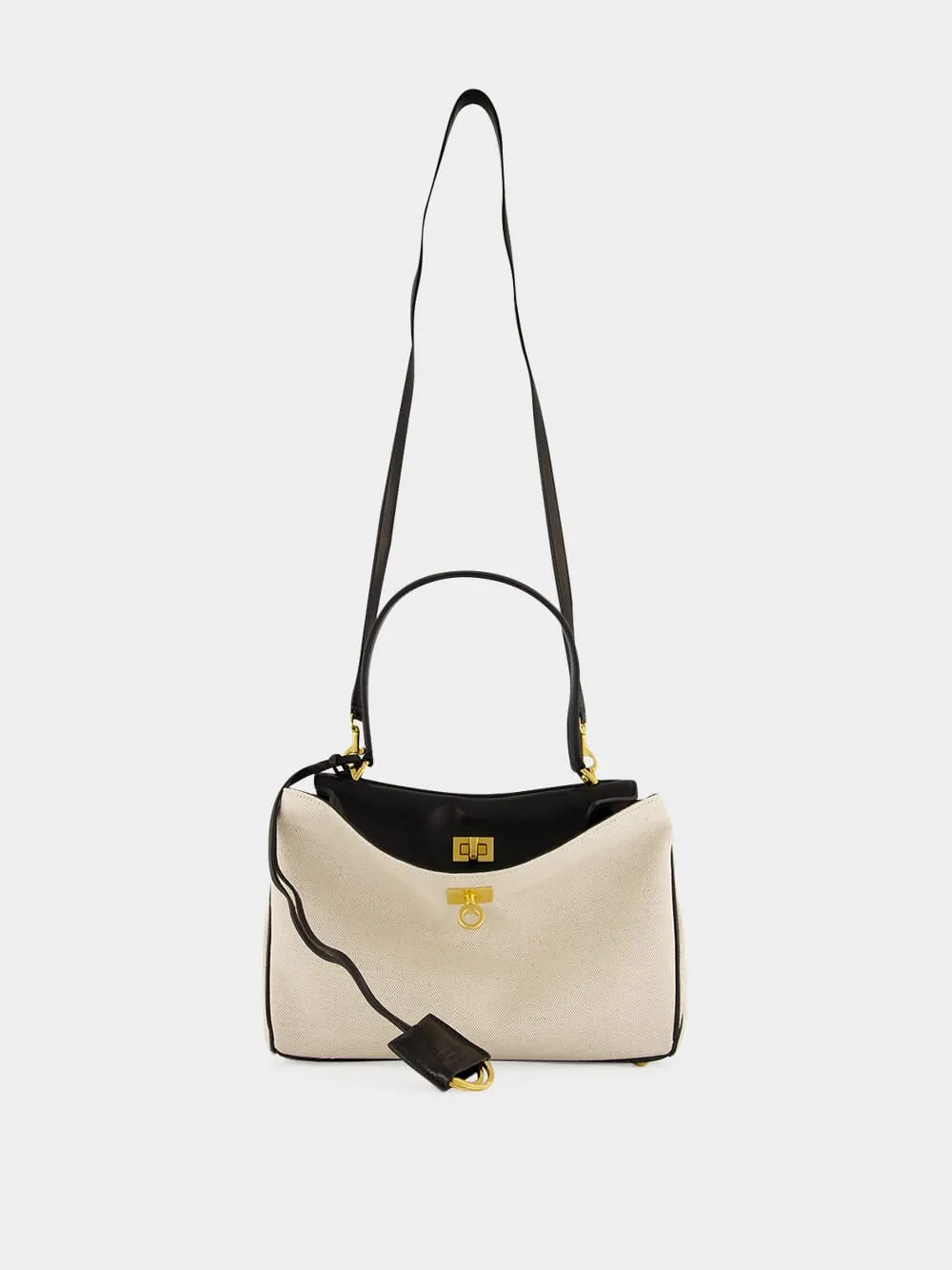 Beige and Black Rodeo Small Handbag sold by Fashion Clinic product image thumbnail 3