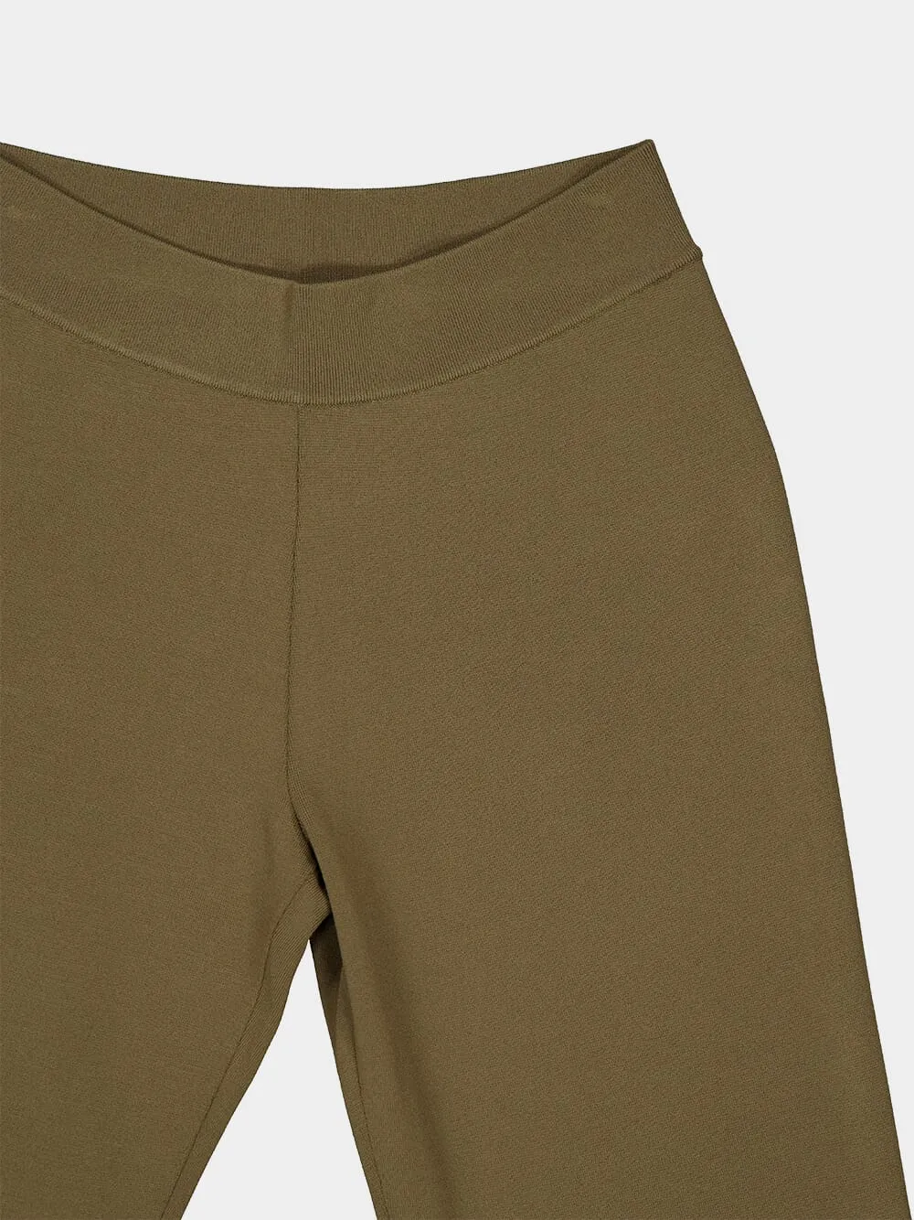 Brown Compact Knit Trousers sold by Fashion Clinic product image thumbnail 5