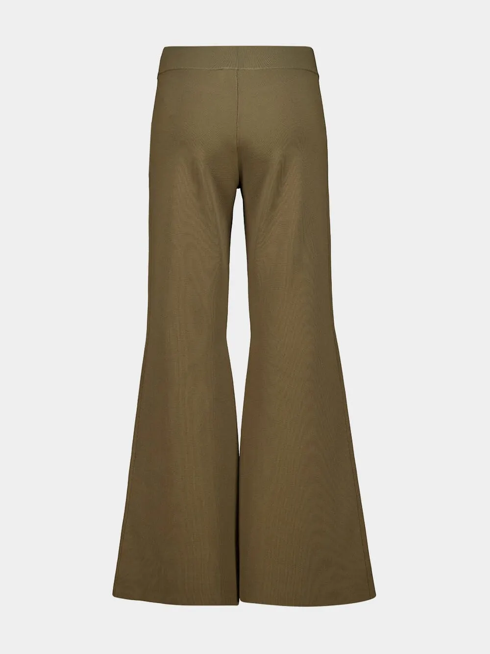 Brown Compact Knit Trousers sold by Fashion Clinic product image thumbnail 3
