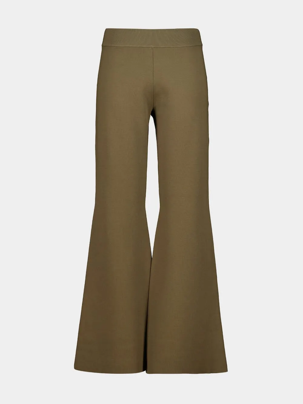 Brown Compact Knit Trousers sold by Fashion Clinic