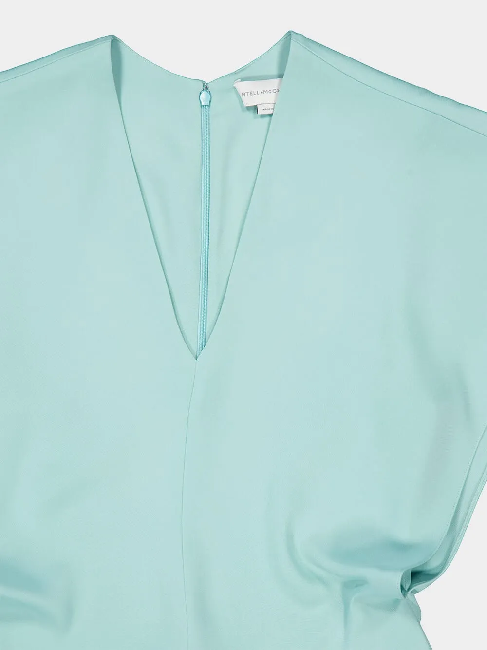 Mint V-Neck Midi Dress sold by Fashion Clinic product image thumbnail 5
