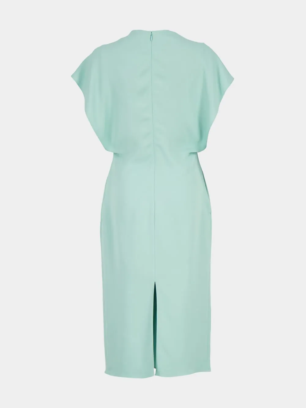 Mint V-Neck Midi Dress sold by Fashion Clinic product image thumbnail 4