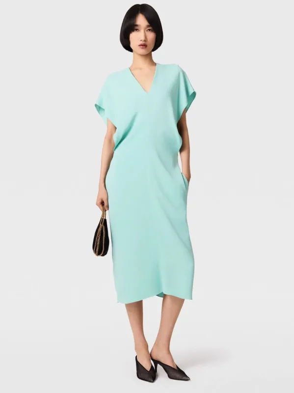 Mint V-Neck Midi Dress made by Stella McCartney