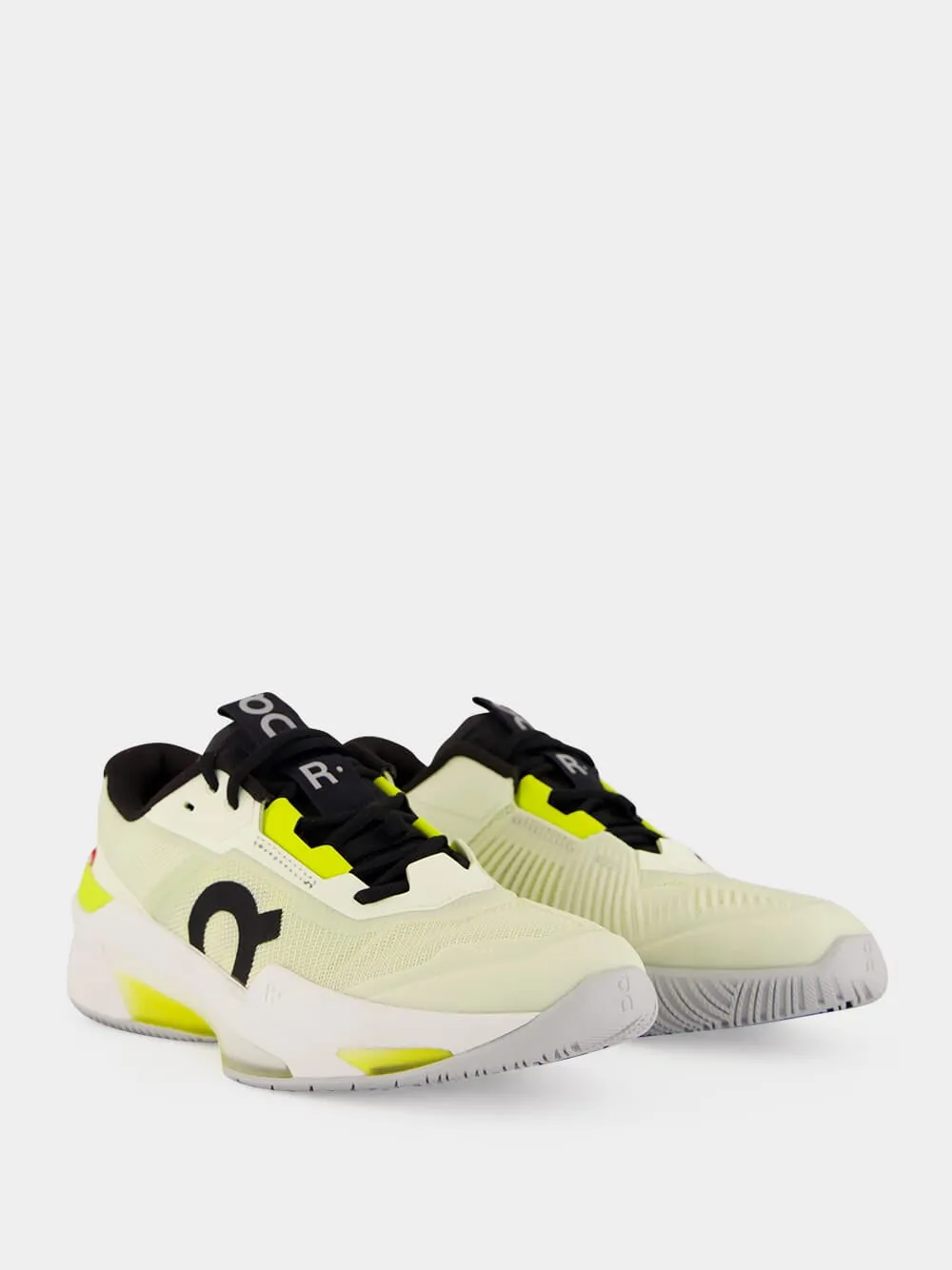 White and Yellow Roger Pro Fire Sneakers sold by Fashion Clinic product image thumbnail 3