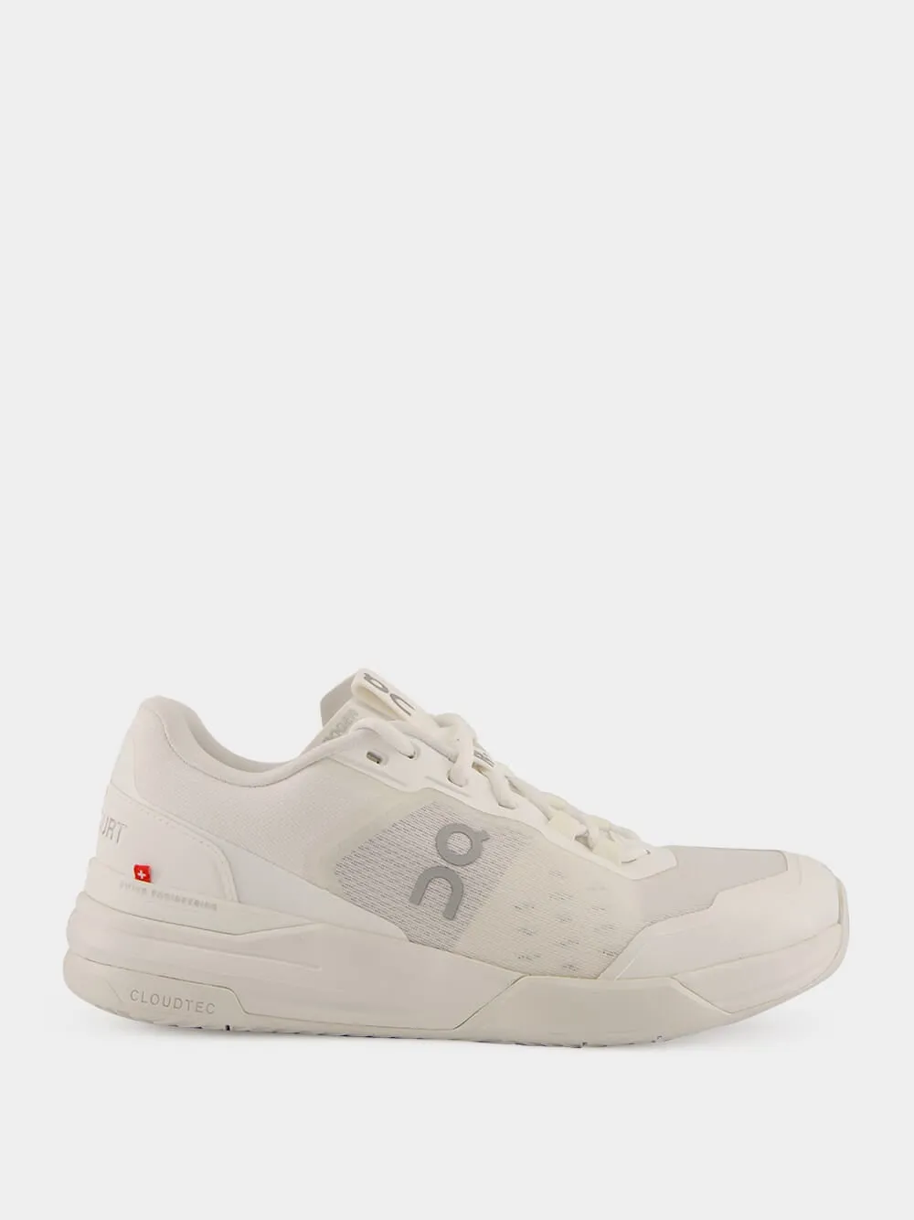 White Roger Advantage Pro Sneakers sold by Fashion Clinic