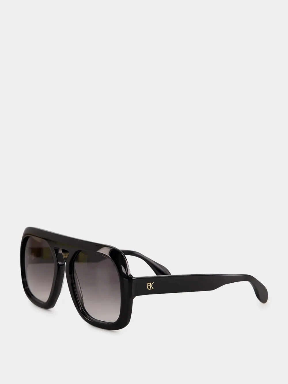Black 1997 Oversized Sunglasses sold by Fashion Clinic product image thumbnail 2