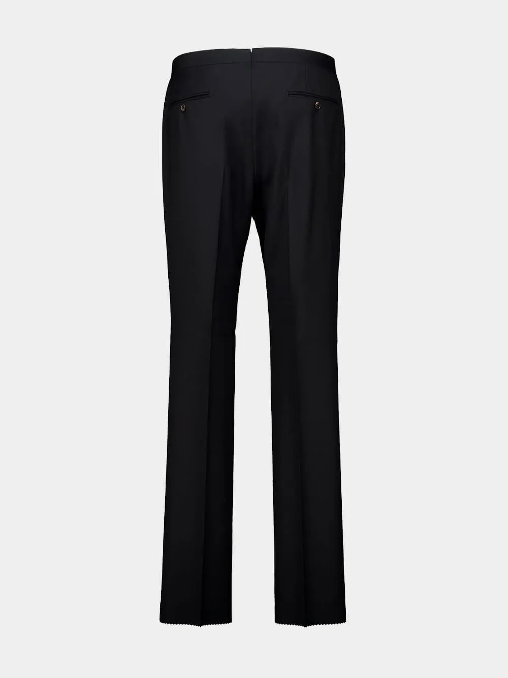Black Pure Wool Smoking Suit sold by Fashion Clinic product image thumbnail 5