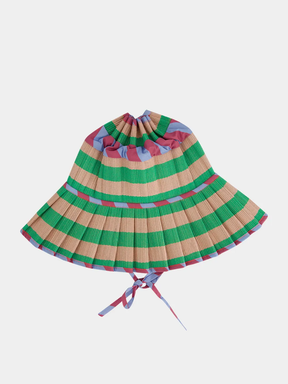 Stripe Spritz Luxe Capri Hat sold by Fashion Clinic product image thumbnail 5