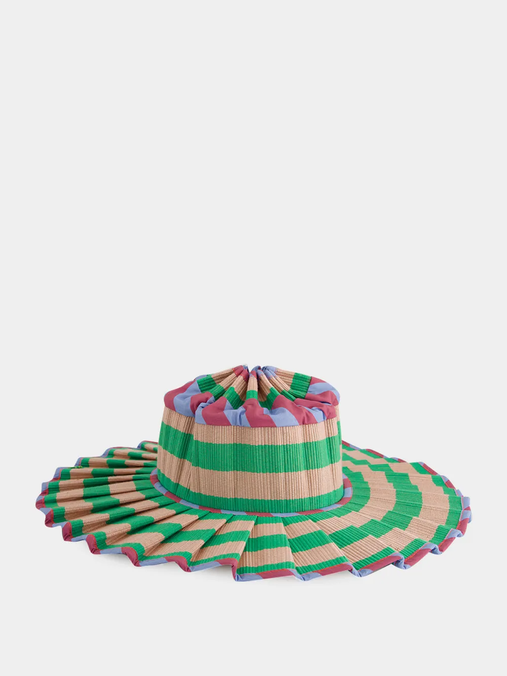 Stripe Spritz Luxe Capri Hat sold by Fashion Clinic product image thumbnail 2