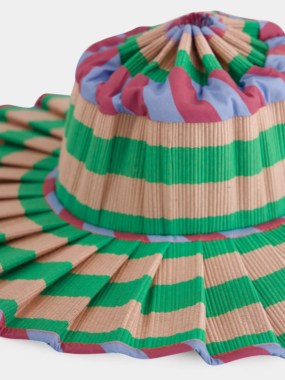 Stripe Spritz Luxe Capri Hat sold by Fashion Clinic product image thumbnail 3