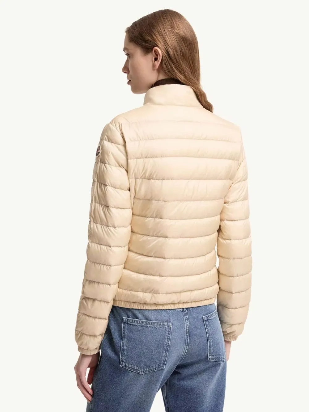 Light Beige Lans Short Down Jacket sold by Fashion Clinic product image thumbnail 3