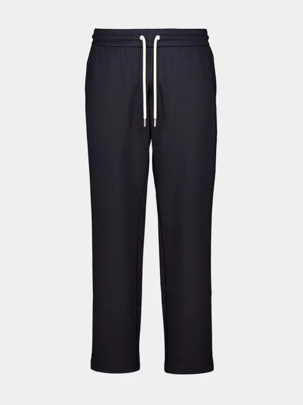 Navy Blue Regular Fit Sweatpants made by Moncler