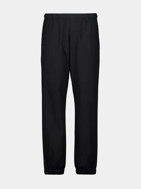 Black Ripstop Track Pants made by Moncler