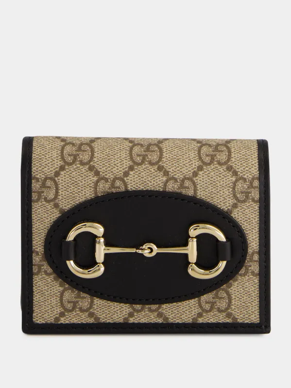Black Horsebit 1955 Small Wallet made by Gucci