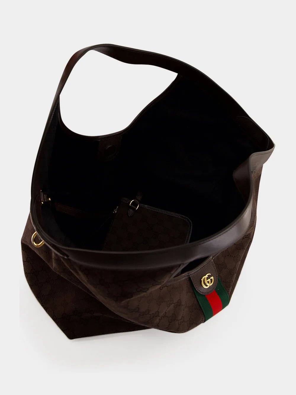 Dark Brown Giglio Large Tote Bag sold by Fashion Clinic product image thumbnail 5