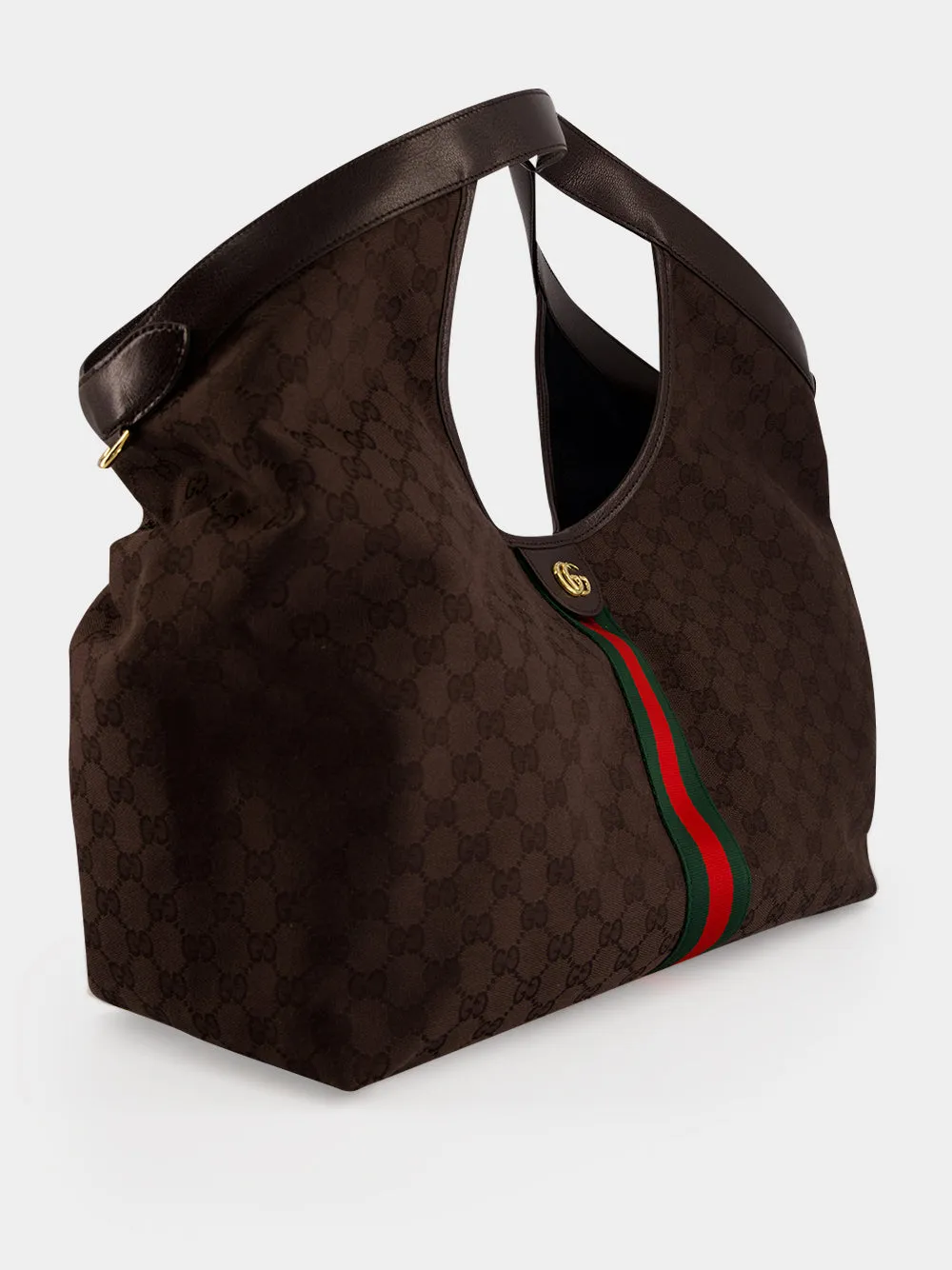 Dark Brown Giglio Large Tote Bag sold by Fashion Clinic product image thumbnail 2