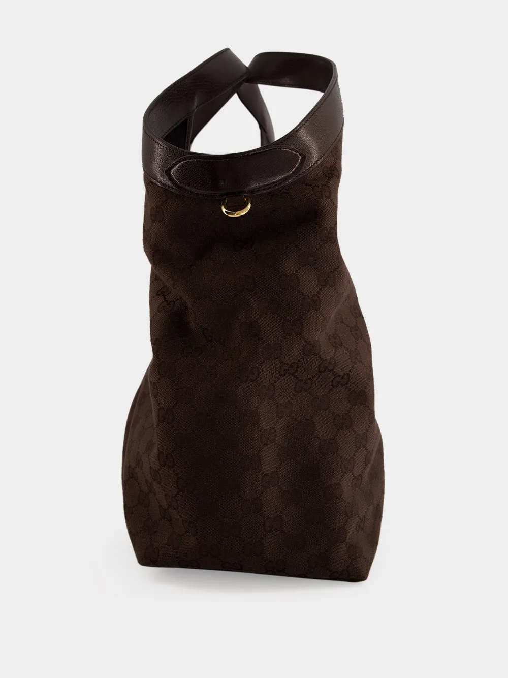 Dark Brown Giglio Large Tote Bag sold by Fashion Clinic product image thumbnail 3