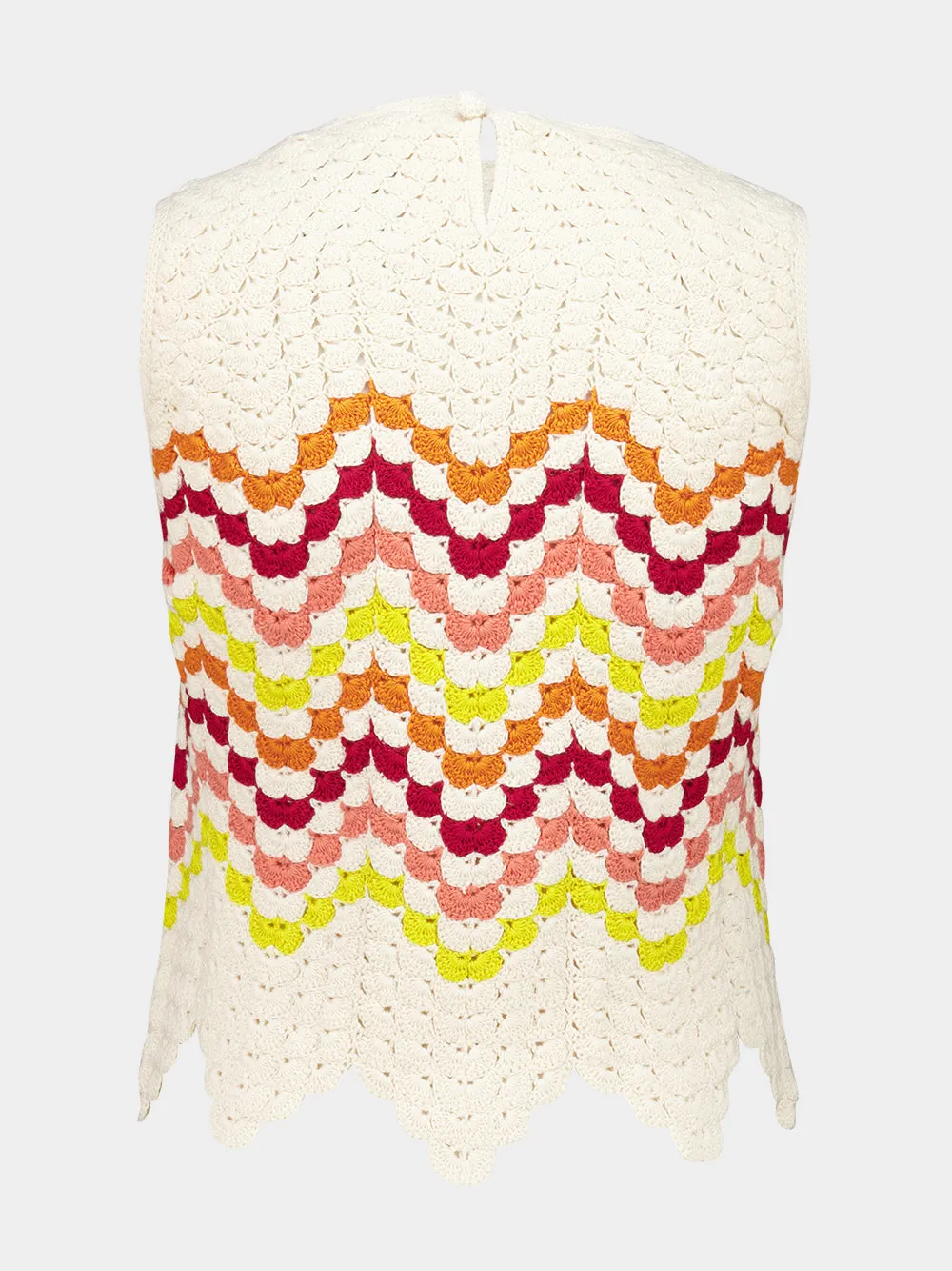 Cuenca Hand-Crocheted Cotton Tank Top sold by Fashion Clinic product image thumbnail 2
