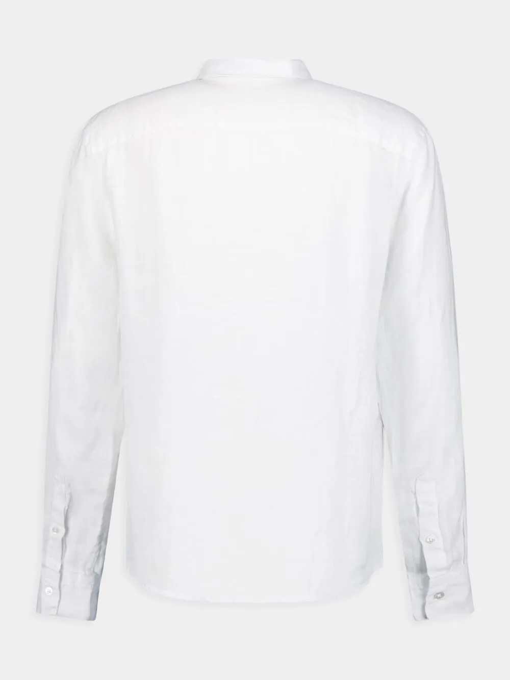 White Classic Linen Shirt sold by Fashion Clinic product image thumbnail 2