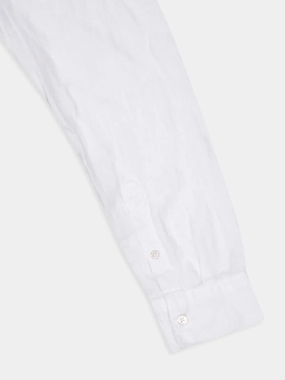White Classic Linen Shirt sold by Fashion Clinic product image thumbnail 4