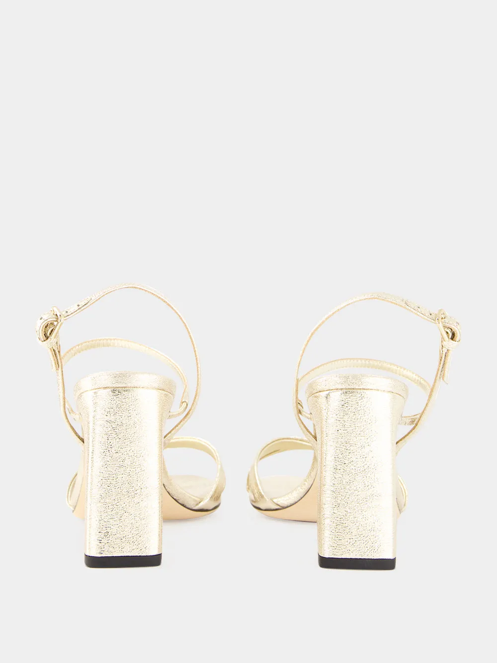 Platinum Elsy 85 Metallic Sandals sold by Fashion Clinic product image thumbnail 5