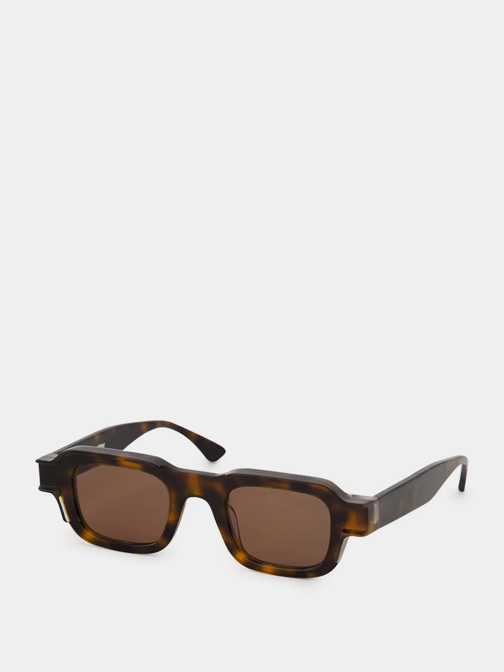 Dusty Tortoiseshell Square Sunglasses sold by Fashion Clinic product image thumbnail 4
