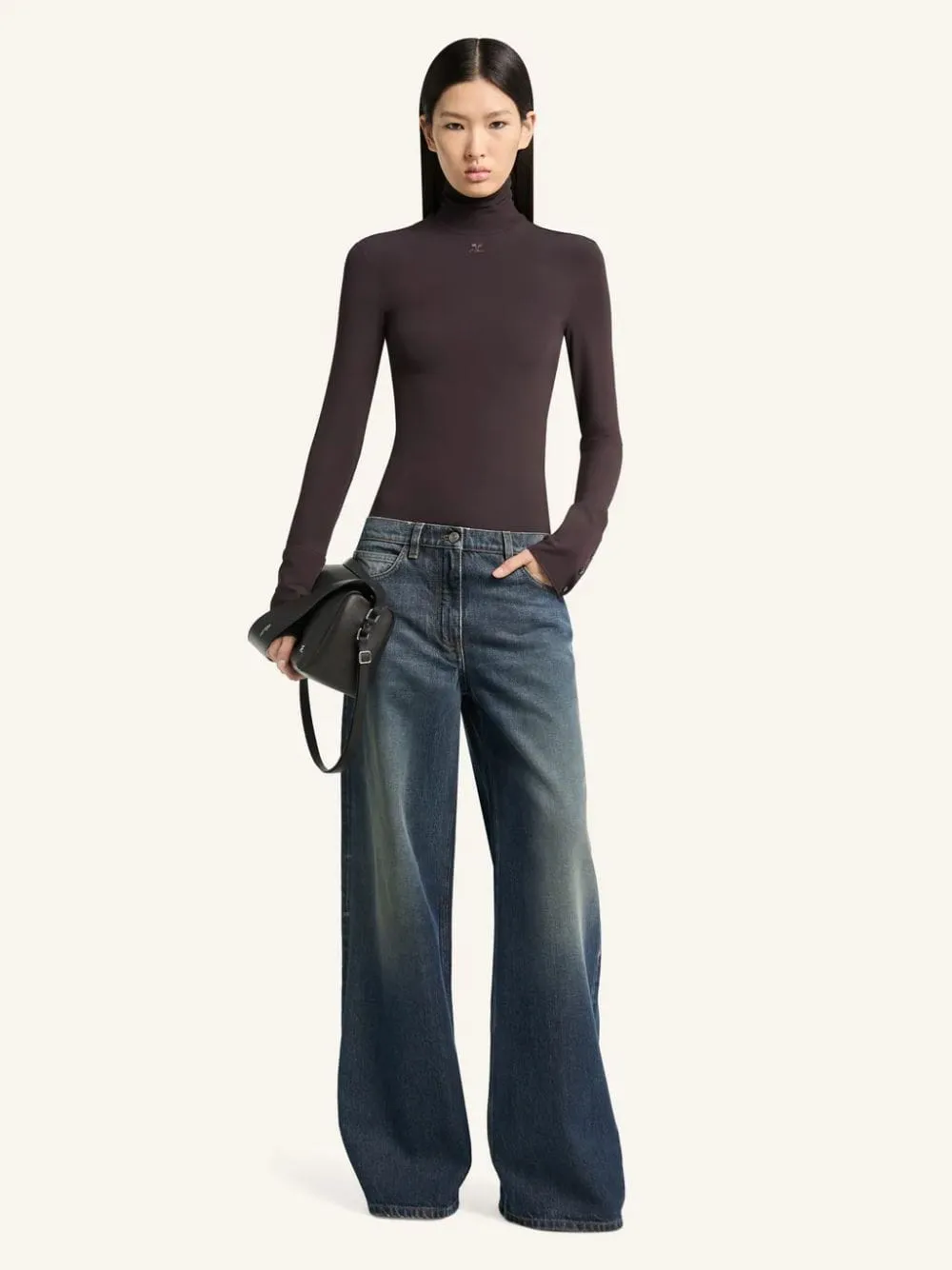 Vintage Medium Blue Baggy Denim Jeans sold by Fashion Clinic product image thumbnail 2