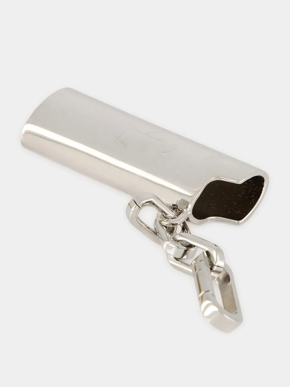 Silver Metal Lighter Case Keyring sold by Fashion Clinic product image thumbnail 4