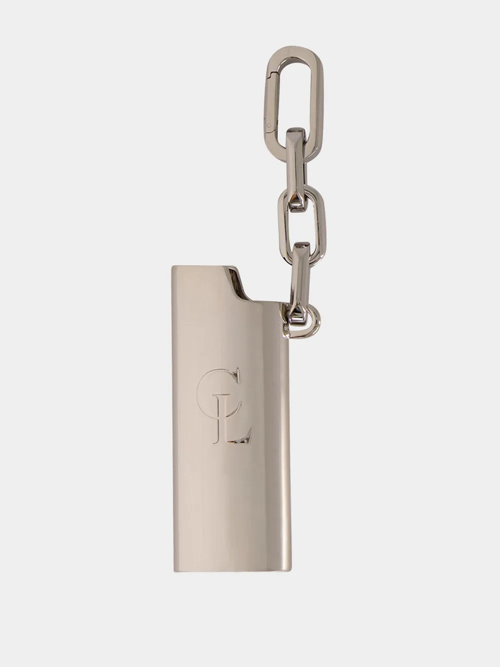 Silver Metal Lighter Case Keyring sold by Fashion Clinic