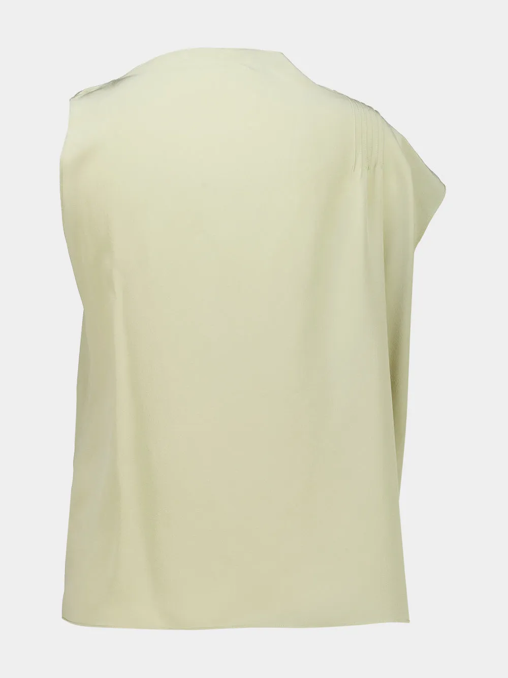 Burnt Sage Silk Lace Insert Top sold by Fashion Clinic product image thumbnail 2