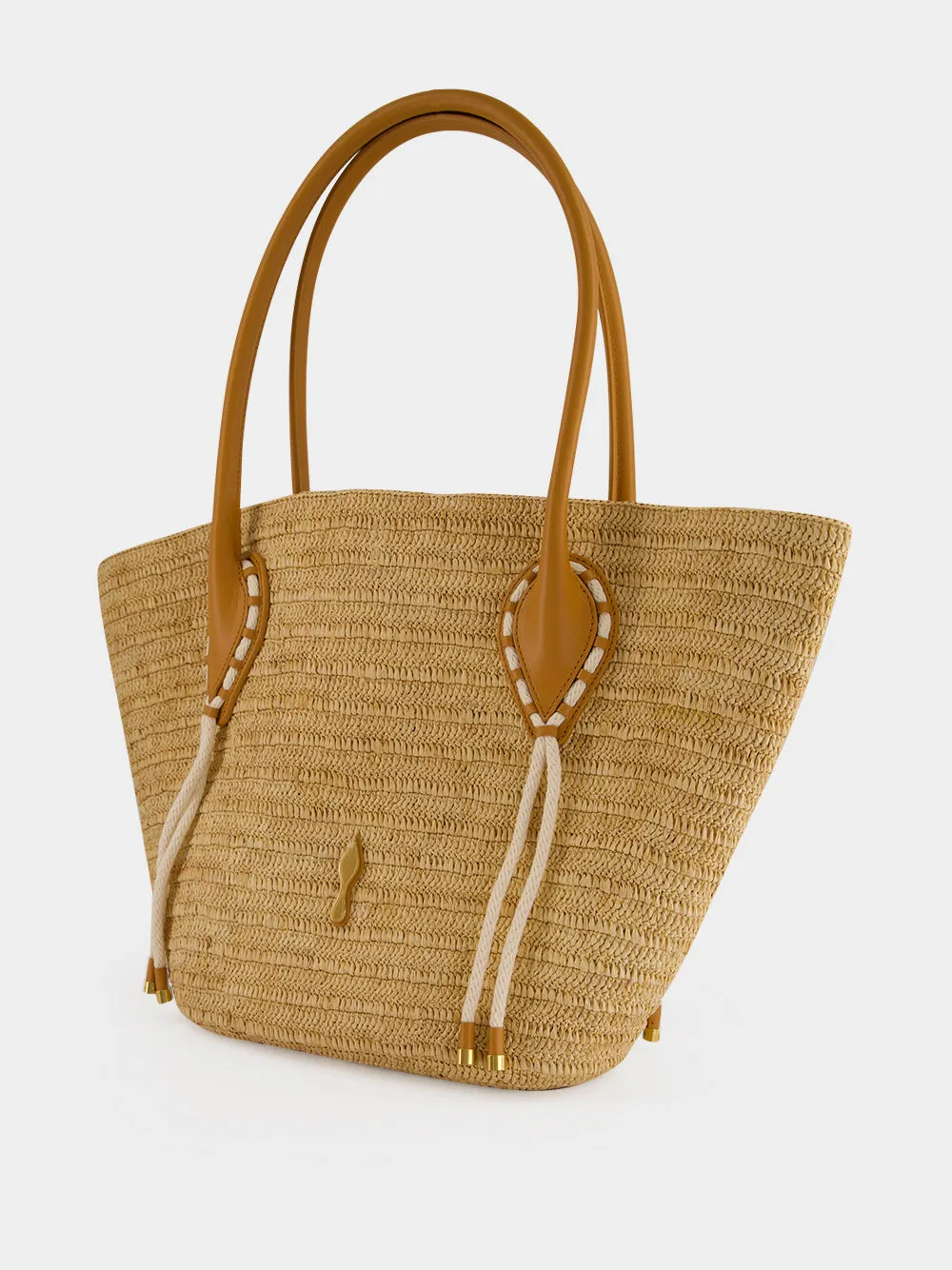 Natural Venus Raffia Large Tote Bag sold by Fashion Clinic product image thumbnail 4