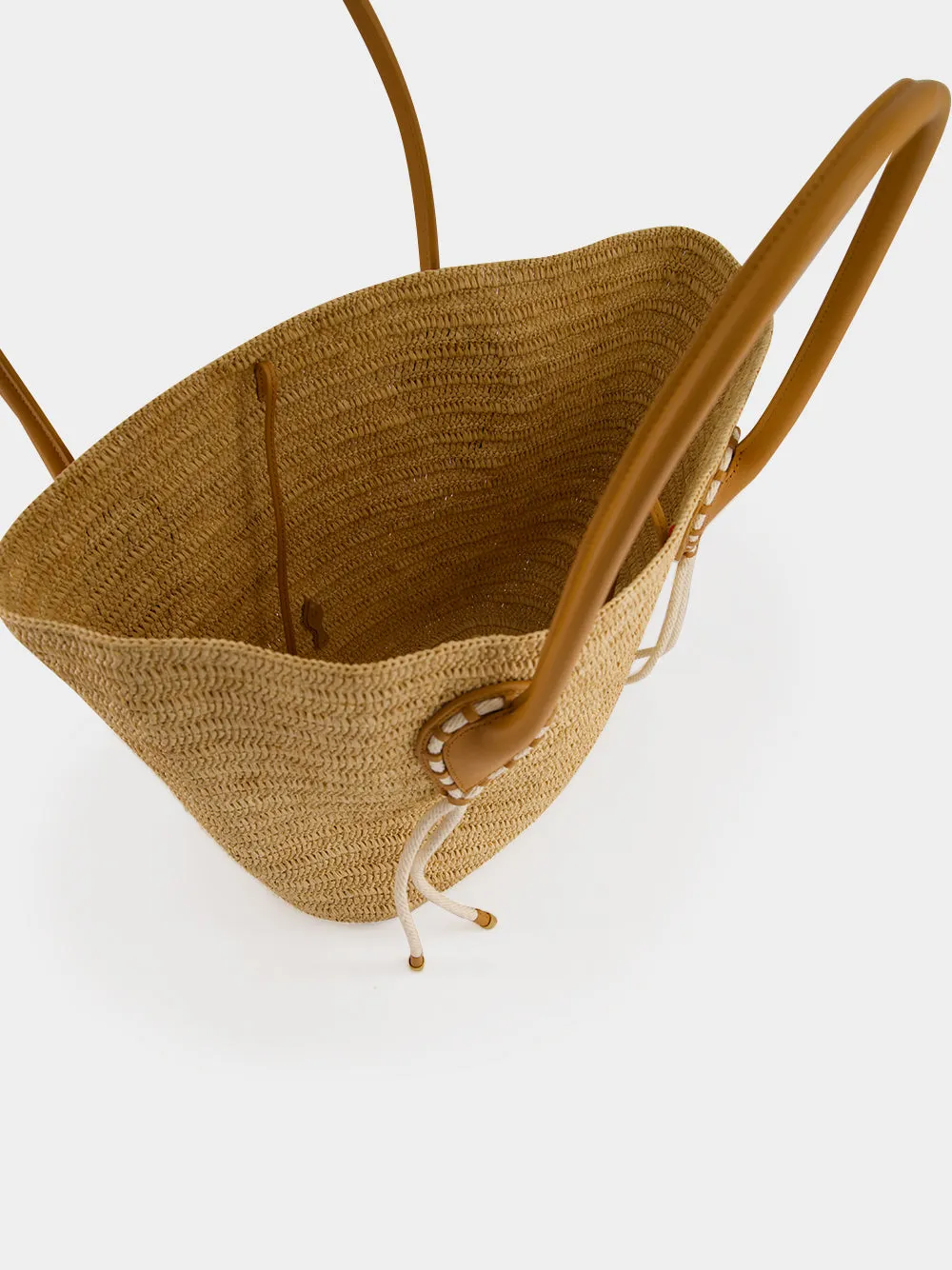 Natural Venus Raffia Large Tote Bag sold by Fashion Clinic product image thumbnail 5