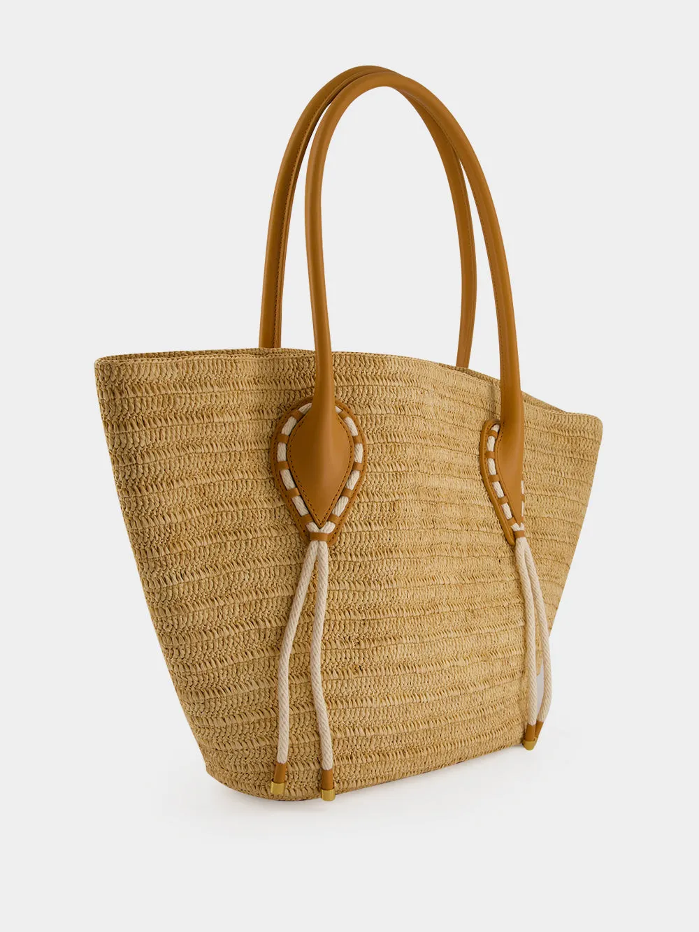 Natural Venus Raffia Large Tote Bag sold by Fashion Clinic product image thumbnail 2