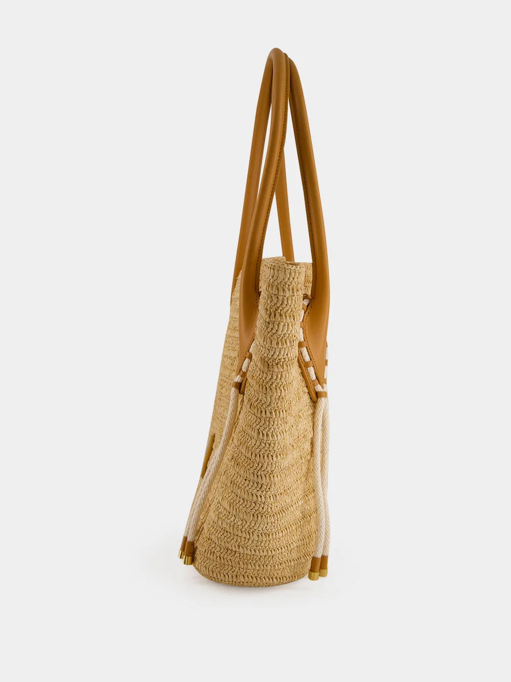 Natural Venus Raffia Large Tote Bag sold by Fashion Clinic product image thumbnail 3