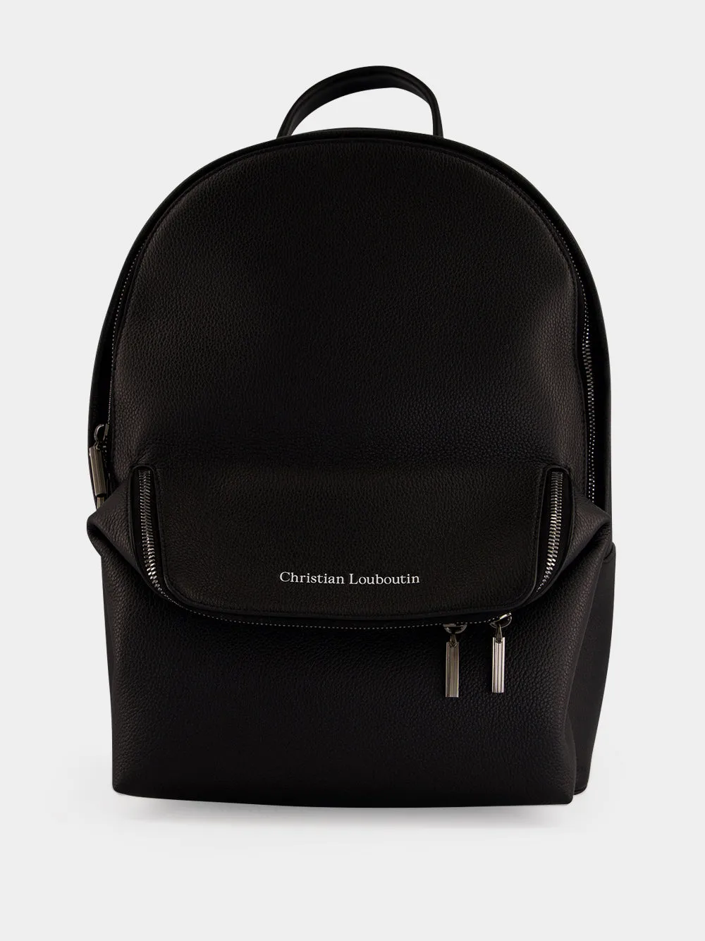 Black Nostalgic Leather Backpack sold by Fashion Clinic