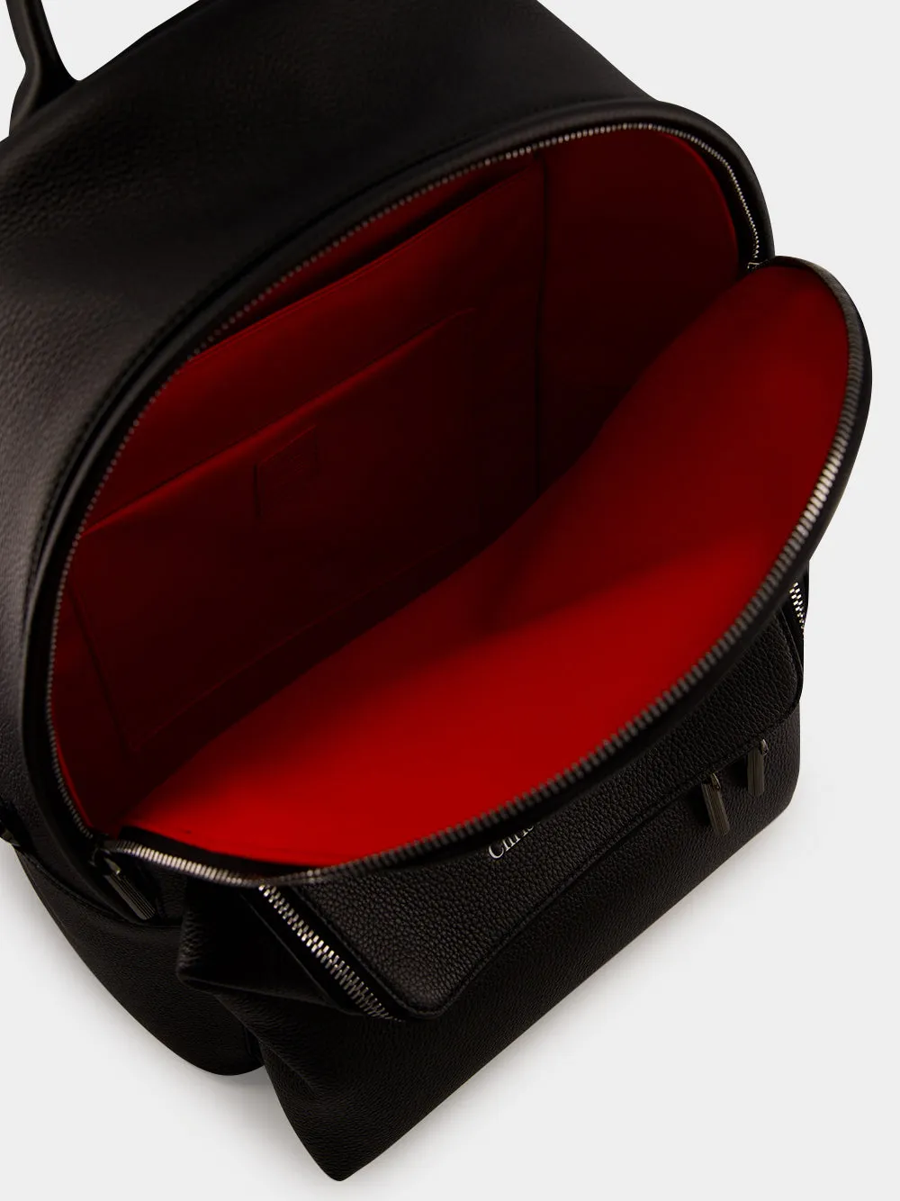Black Nostalgic Leather Backpack sold by Fashion Clinic product image thumbnail 5