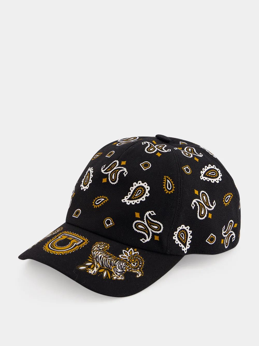 Jet Stream Arabesque Print Cotton Cap sold by Fashion Clinic