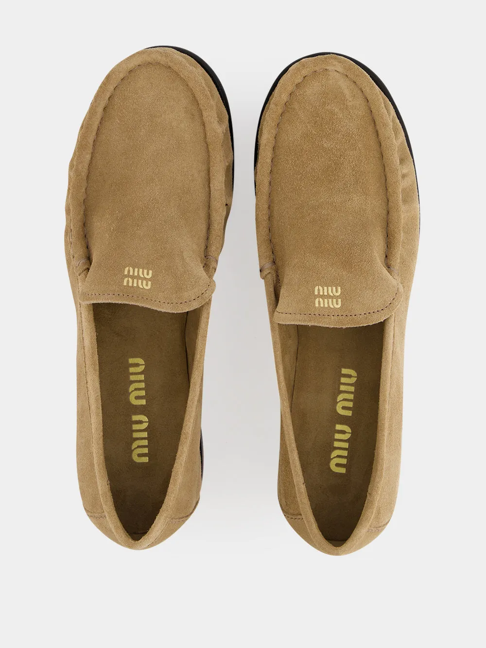 Brown Suede Loafers sold by Fashion Clinic product image thumbnail 4