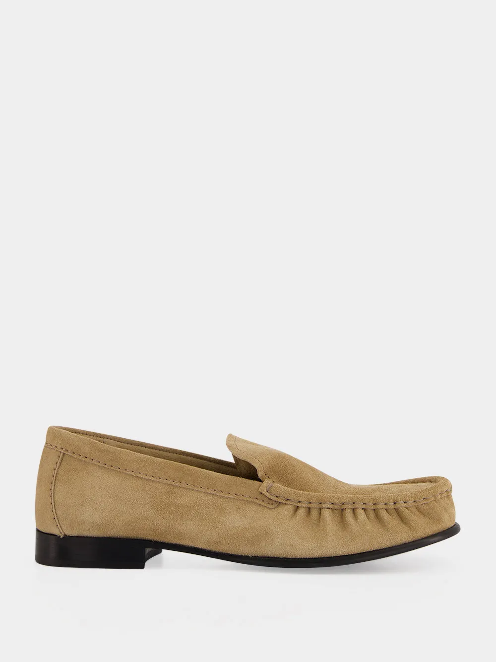 Brown Suede Loafers sold by Fashion Clinic