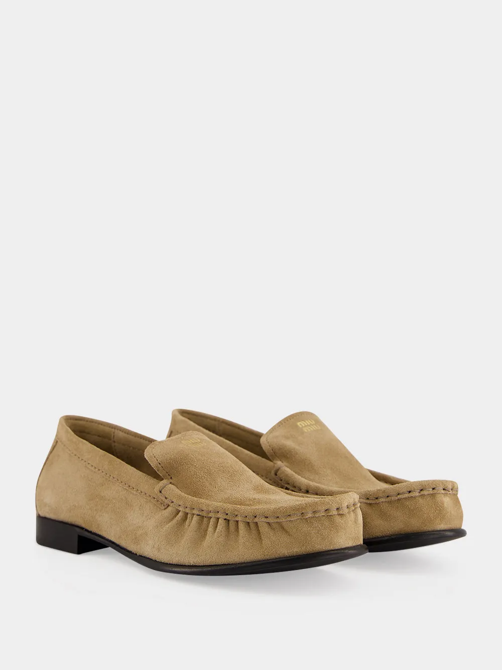 Brown Suede Loafers sold by Fashion Clinic product image thumbnail 3