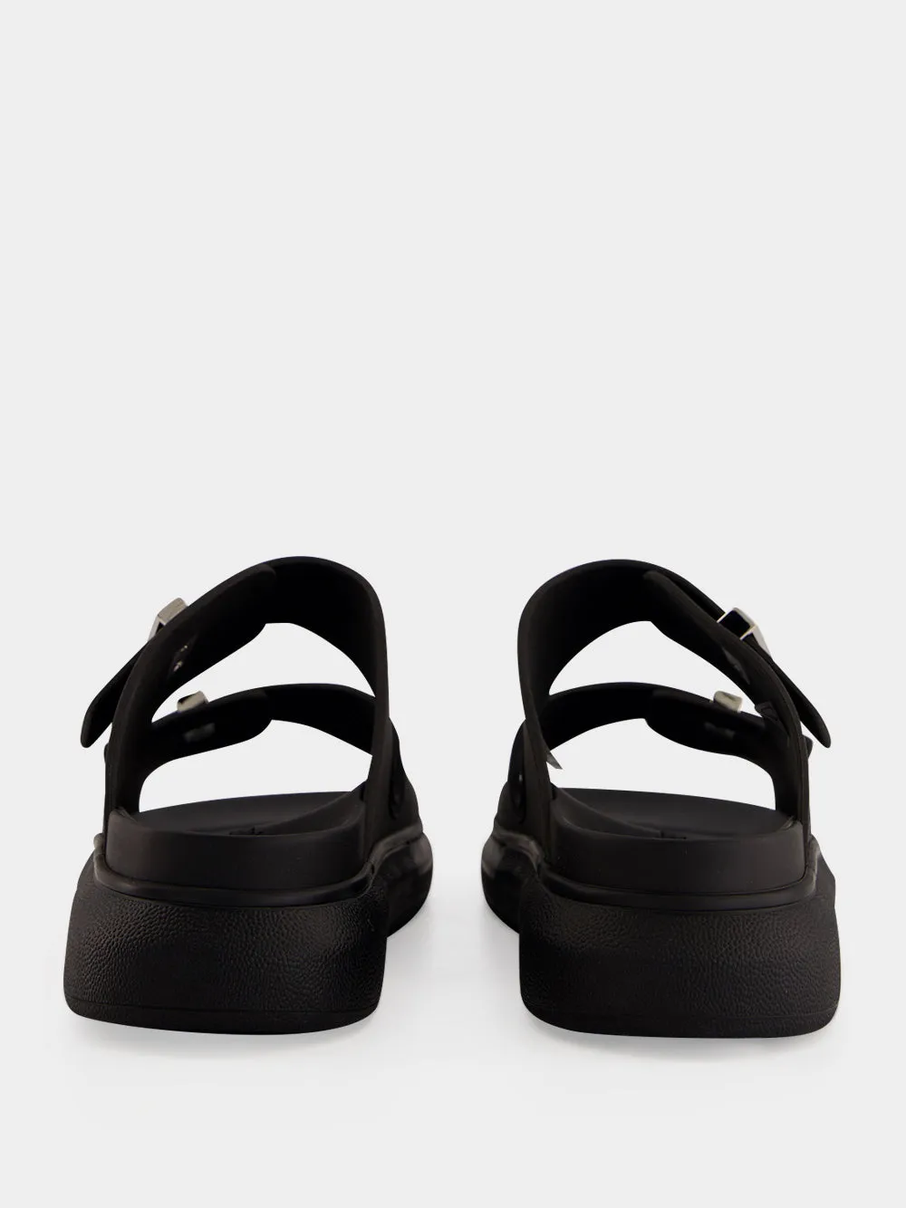 Black Hybrid Rubber Slides sold by Fashion Clinic product image thumbnail 5
