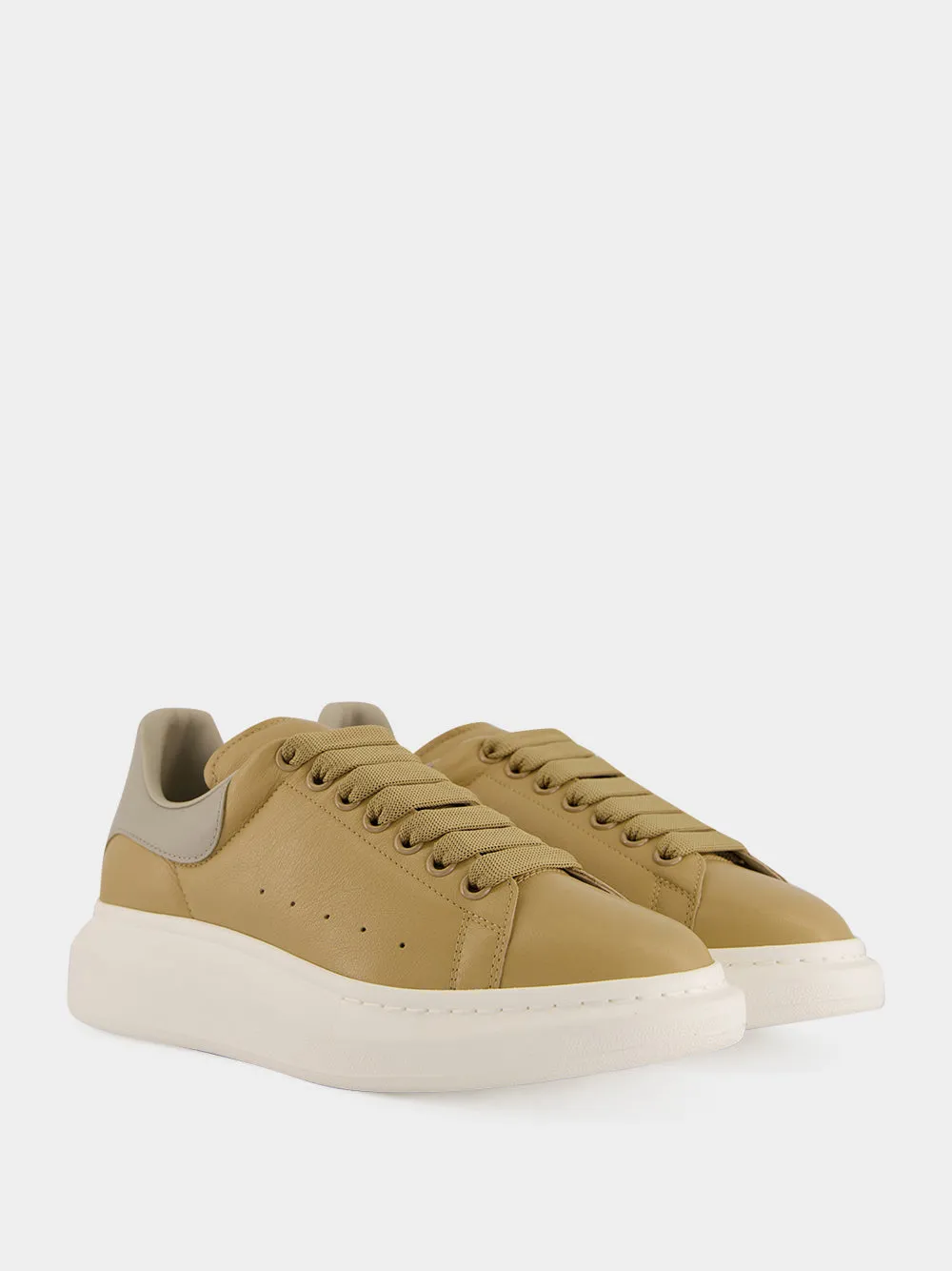 Sand and Stone Oversized Leather Sneakers sold by Fashion Clinic product image thumbnail 3