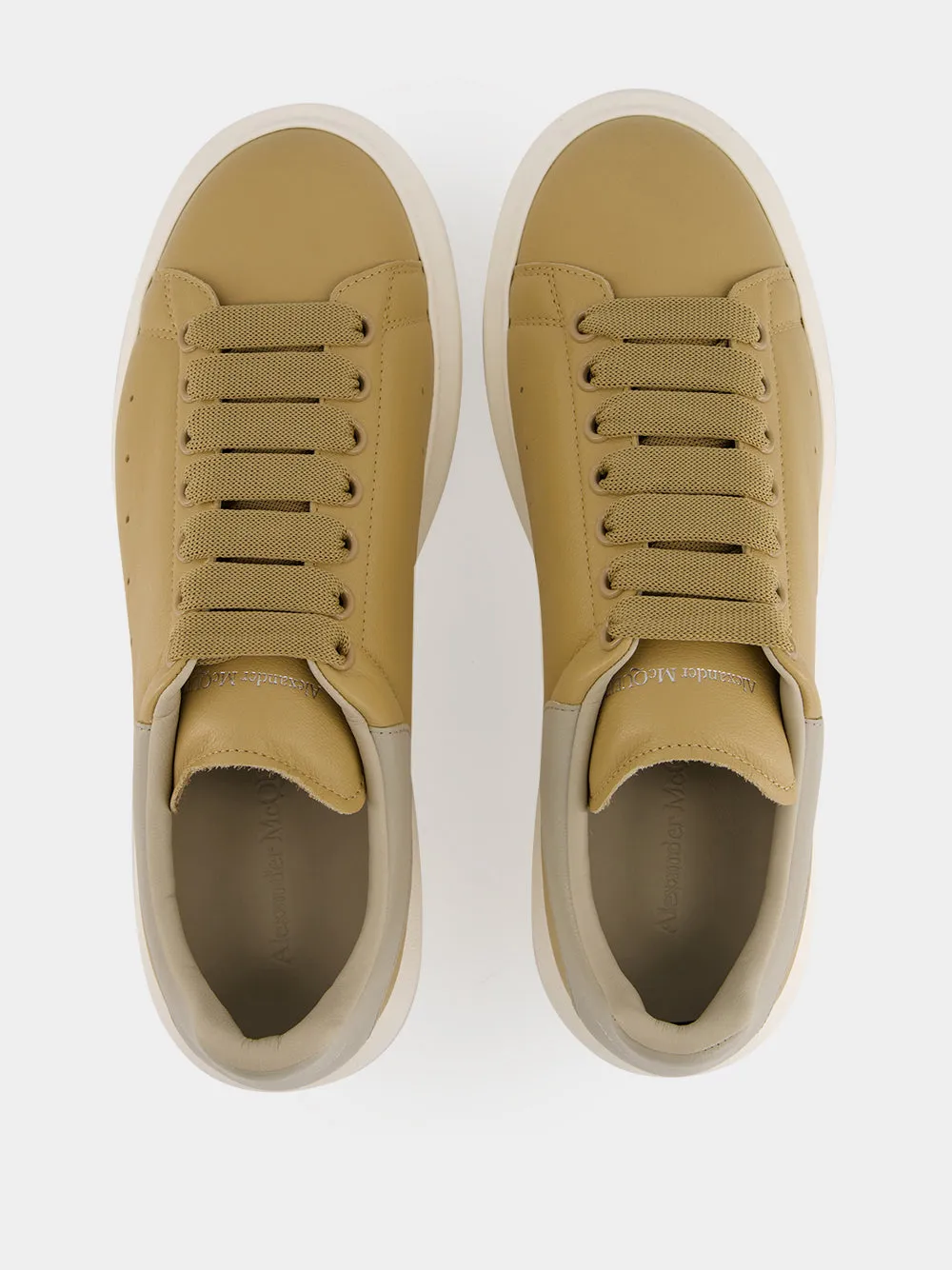 Sand and Stone Oversized Leather Sneakers sold by Fashion Clinic product image thumbnail 4