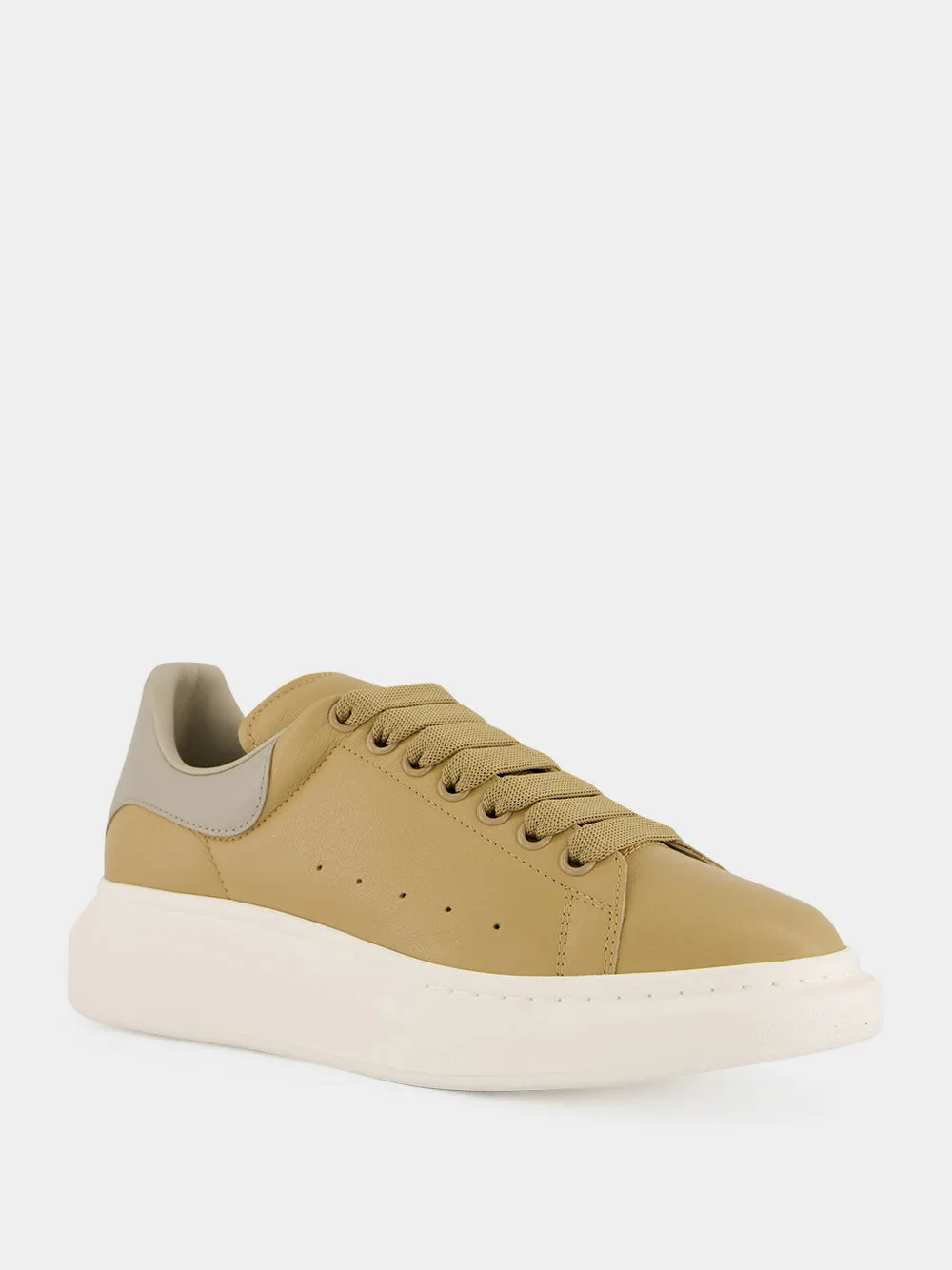 Sand and Stone Oversized Leather Sneakers sold by Fashion Clinic product image thumbnail 2