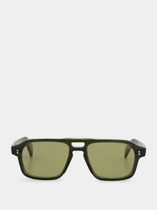 Multi Olive GR15 Aviator Sunglasses made by Cutler and Gross