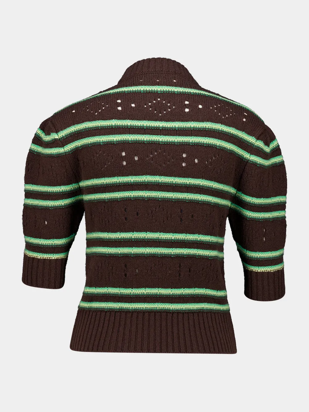Brown Cashmere Openwork Sweater sold by Fashion Clinic product image thumbnail 2